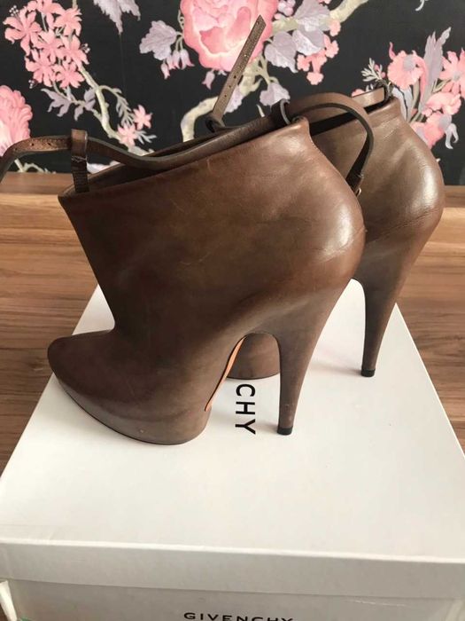 Новые кожаные ботинки Givenchy, р. 36 (taupe) Люкс Оригинал
