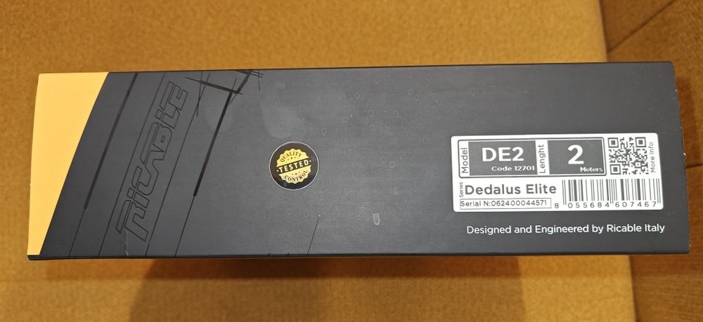 Ricable Dedalus Elite Speaker 2 x 2m. Stan sklepowy. Gwarancja.  !! REZERWACJA DO 15.07.!!