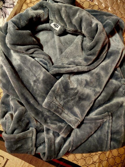 Халат махровий гравфітовий