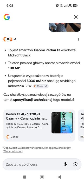 Xiaomi redmi  note 13  6/128