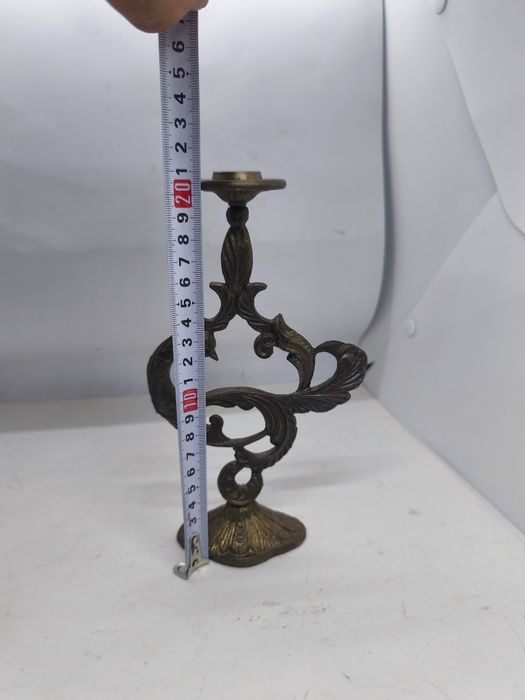 Настольный латунный подсвечник из латуни жар-птица жар птица СССР