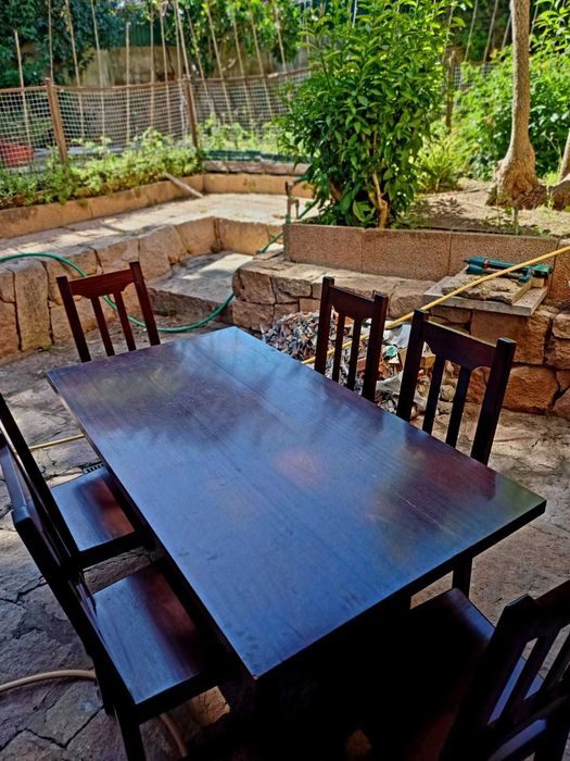 mesa grande de madeira