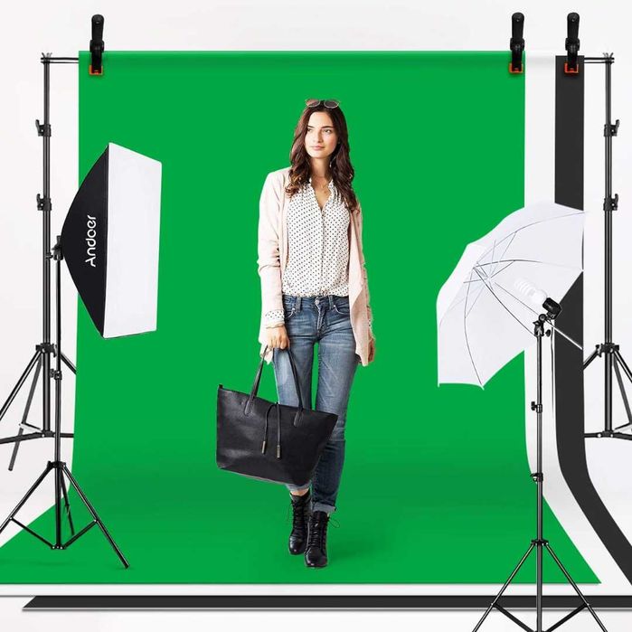 Conjunto Profissional para Fotografia e Filmagem