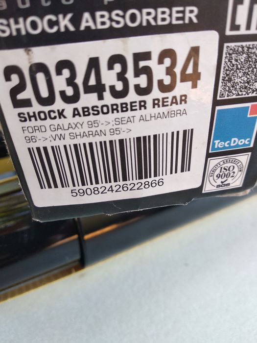 Амортизатори задні стойки Шаран,Альхамбра,Гелексі,нові якісні