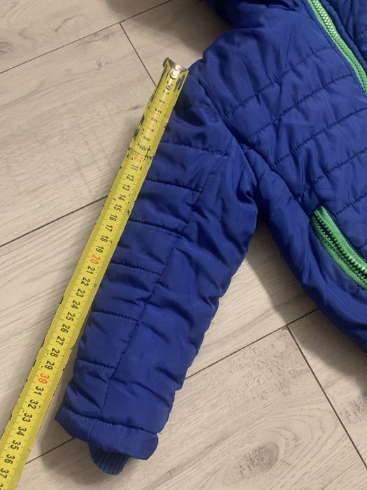 Zimowa kurteczka niemowleca dla chlopca r 98