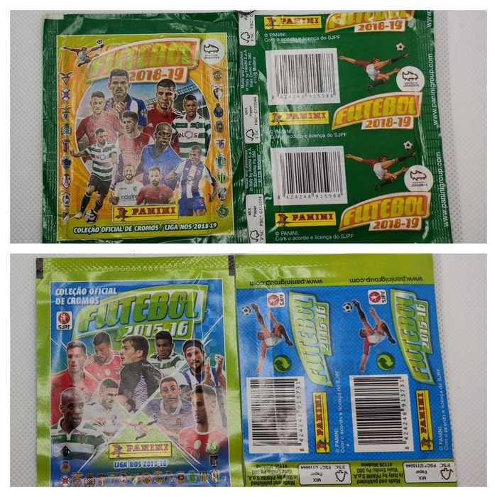 Saquetas Liga Portuguesa Panini desde 1991