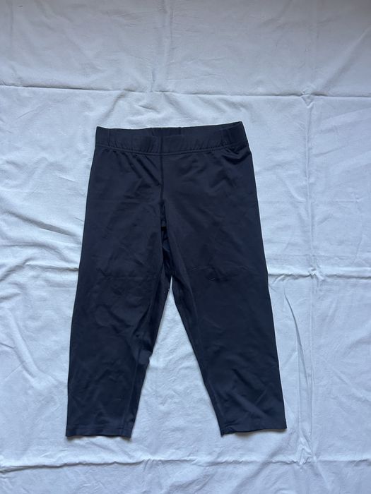 спортивні чорні легінси / довше коліна