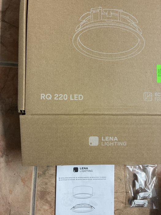 Nowy Plafon Panel LED Lena Lighting RQ 220 LED – Okrągły, Biały 2 szt