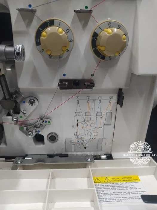 Overlock TOYOTA 2,3,4- nitkowy maszyna do szycia Gwarancja 12 MSC.