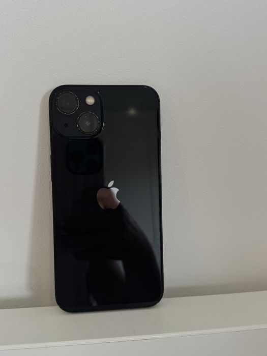 Iphone 13 em bom estado, 77% de bateria, azul marinho, comprado novo e com pelicula de gel