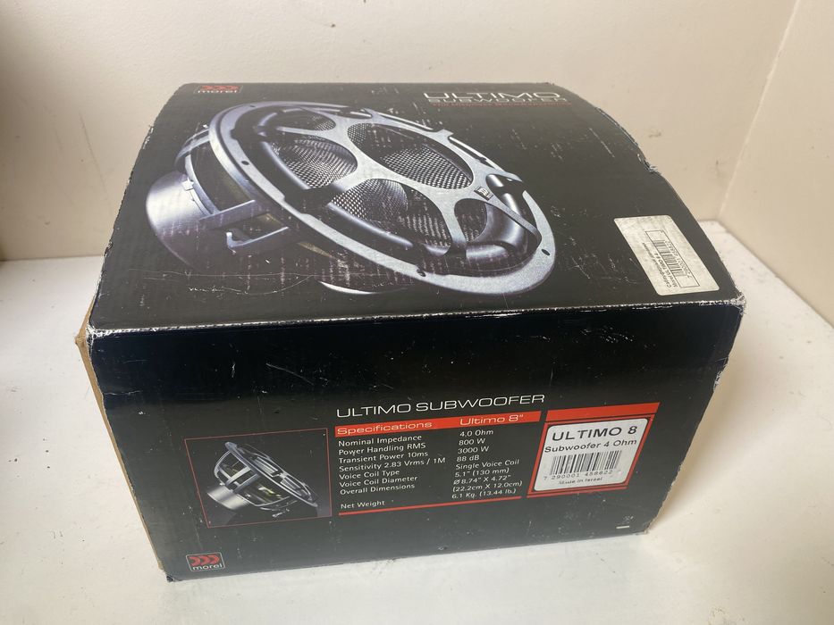 Сабвуфер Morel Ultimo Titanium 8 - 4 Ohm