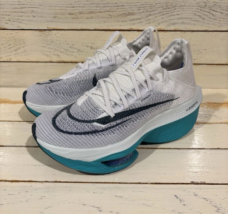 Original 1:1 Nike Air Zoom Alphafly NEXT% 2 White Clear Jade