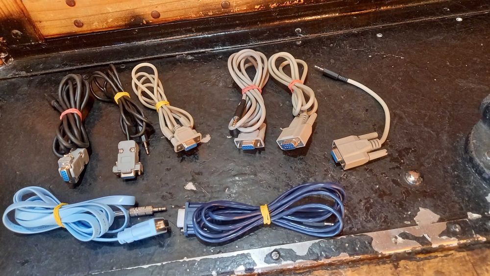 Кабель-переходник нуль-модемный шнур RS-232 на jack 3.5мм