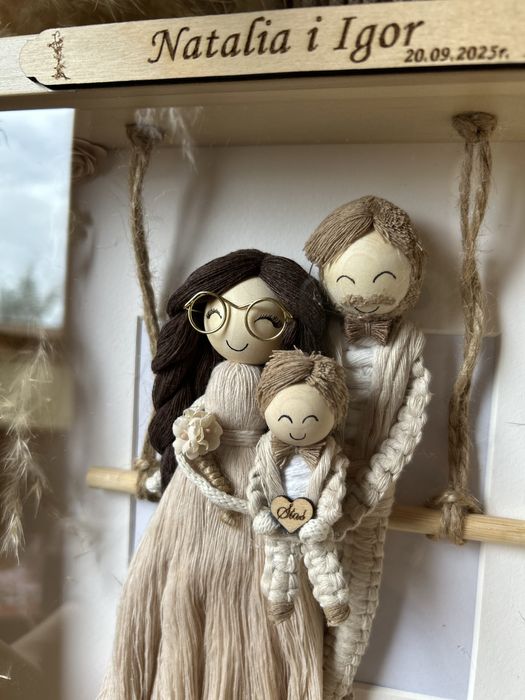 Prezent na ślub Rocznicę Podziekowania upominek dla Pary Młodej boho