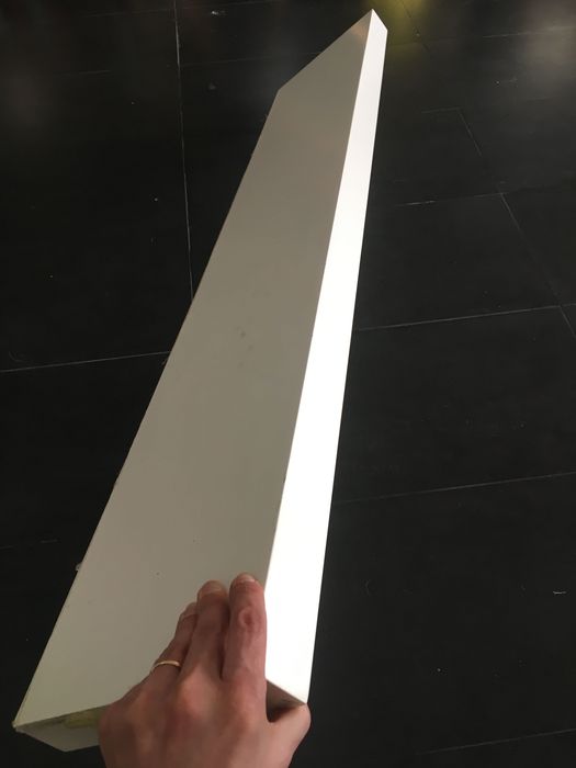 3 Prateleiras Brancas de embutir