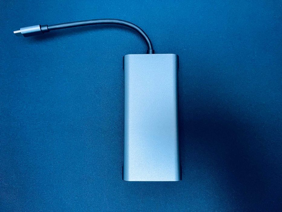 Адаптер Hub 11 в 1 MacBook USB Type-C HDMI 4k VGA RJ45 Card Reader