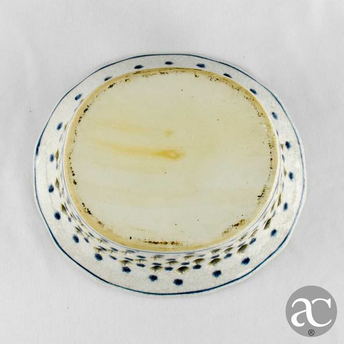 Cesta / Taça / Fruteiro vazada em porcelana da China