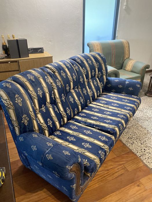 Conjunto sofa 3 lugares e 2 individuais