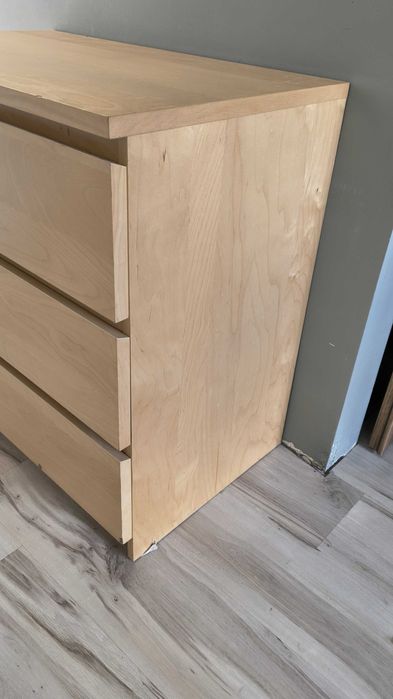 Szafka komoda z szufladami jasna buk 80 cm WARSZAWA TANIO