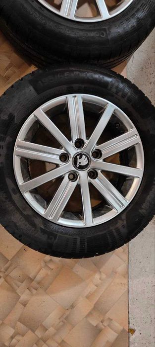 Шини Continental ContiEcoContact 3   195/65 R15 H Б/У літо, 2019р 4 шт