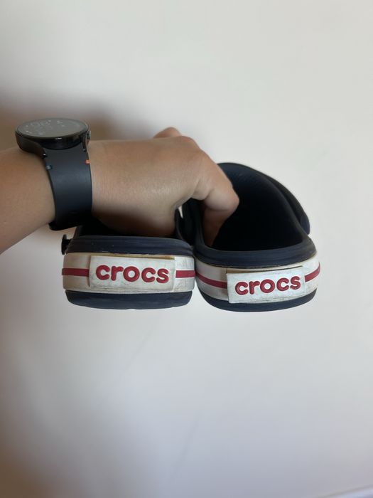 Crocs klapki dziecięce granatowe J1 30/31 lekkie sandały basen