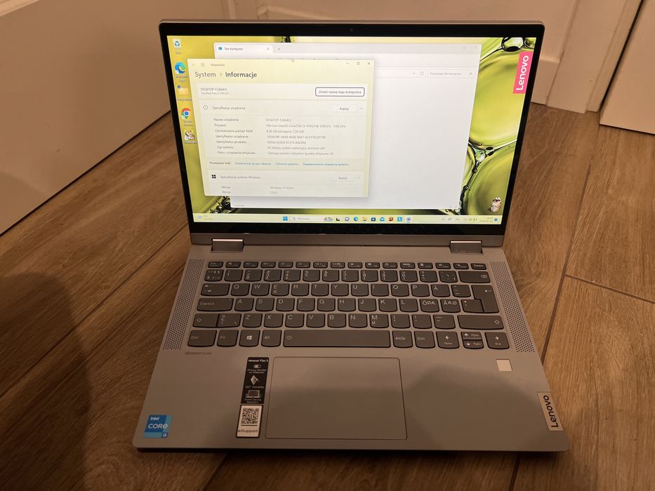 Lenovo Ideapad flex 5 core i3 11 gen 3.0GHz 8GB Ram ssd 256 super stan
