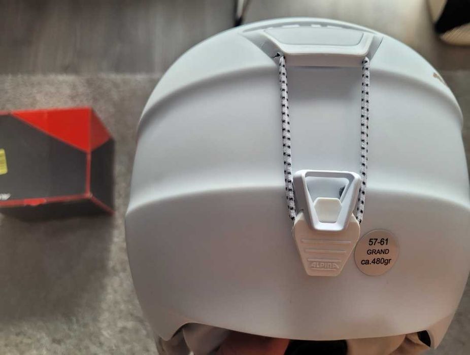 Kask narciarski Alpina Grand Lavalan White Prosecco Matt  L 57-61cm