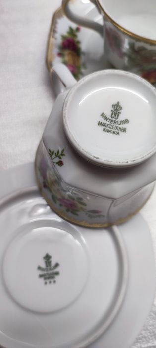 Conjunto de 2 chávenas de café Da Winterling Bavaria