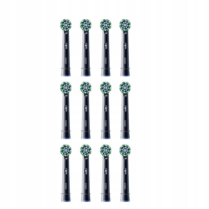 oral-b pro cross action black końcówki do szczoteczek elektrycznych 12 szt.
