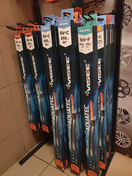 Wycieraczki samochodowe Visee do każdego samochodu przód