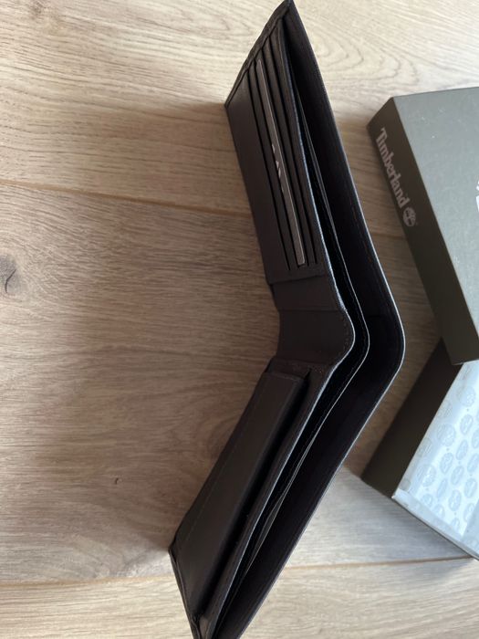 Portfel męski Timberland skóra naturalna kolor czarny
