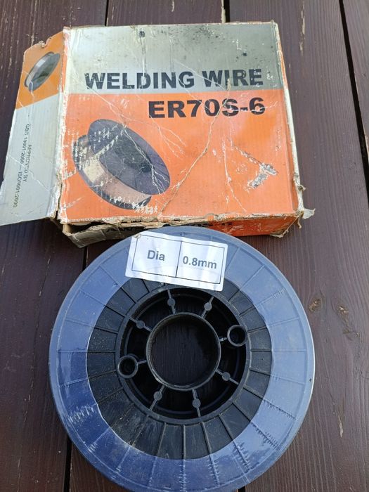 Дріт зварювальний обміднений ER 70S-6 r-0,8 mm, 4600 г.