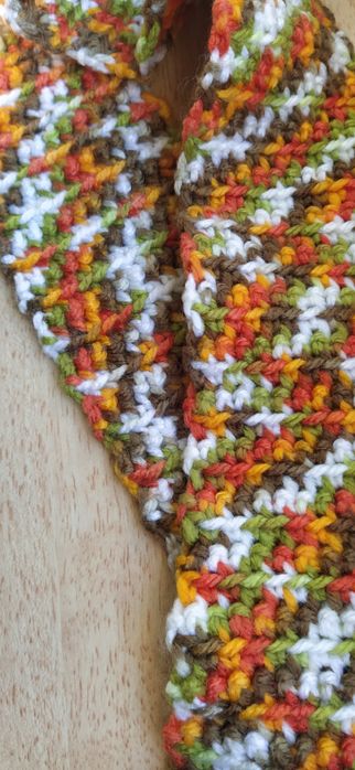 Cachecol feito a mão