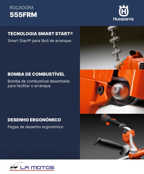 Roçadora Husqvarna 555 FRM