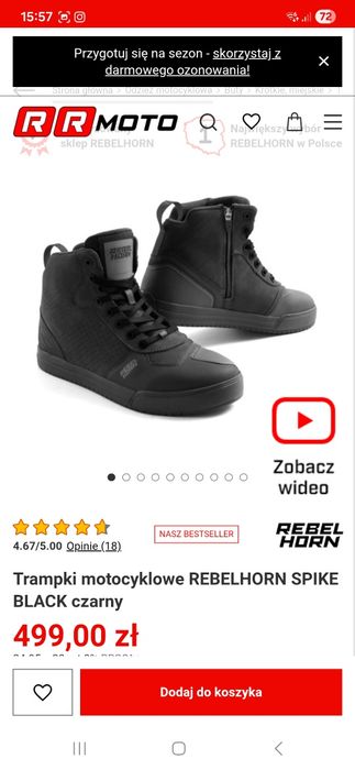 Rebelhorn spike black