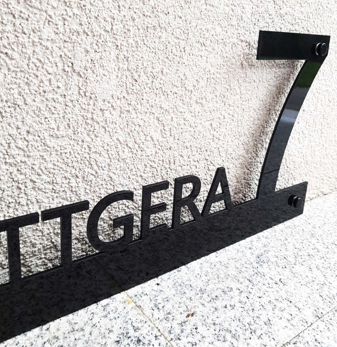 Numer domu ulica personalizowane