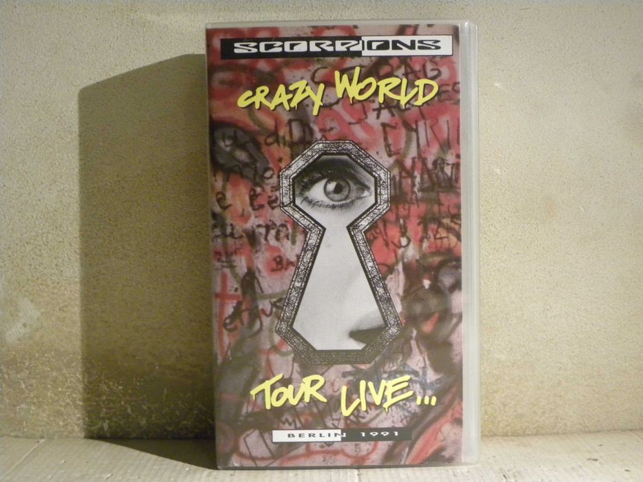 kaseta vhs Scorpions – Crazy World Tour Live...Berlin 1991