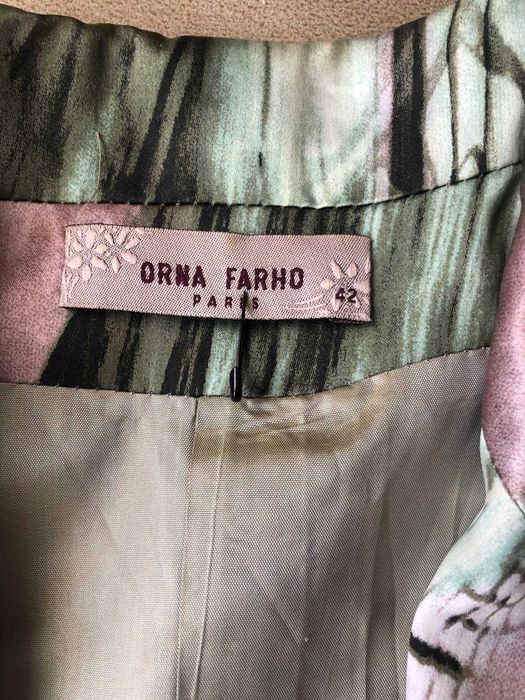 Элегантный брючный костюм, шелк orna farho