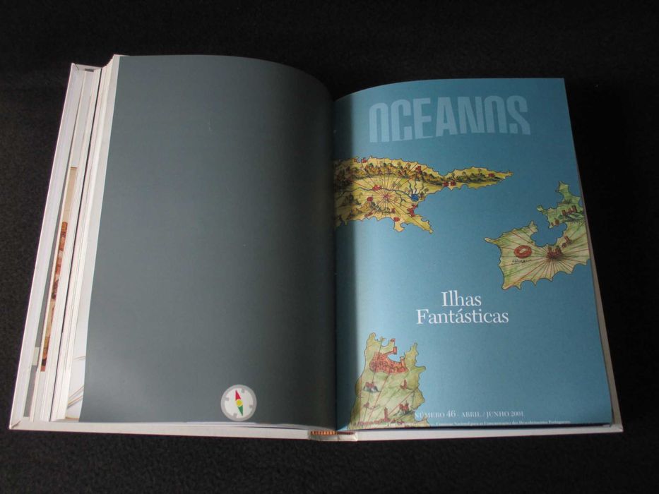 Livros Revistas Oceanos 1989 a 2001 encadernadas