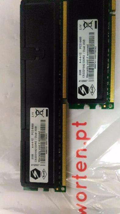 DDR 2 800mhz com dissipadores