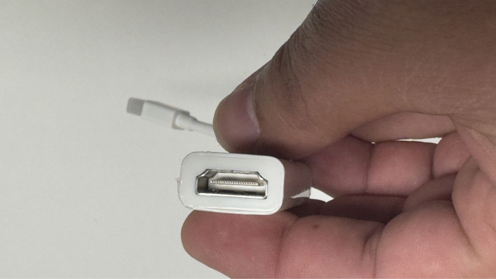 Cabo adaptador thunderbolt entrada hdmi