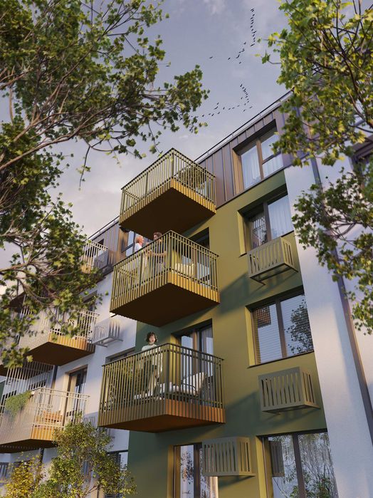 Однокімнатна квартира з панорамним виглядом на озеро