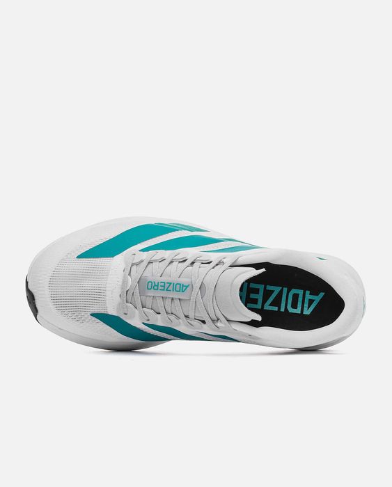 Чоловічі кросівки Adidas Adizero Evo SL "White/Green" Розміри 41-45