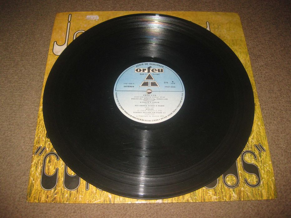 Vinil LP 33 rpm do José Cid "Canta Coisas Suas"