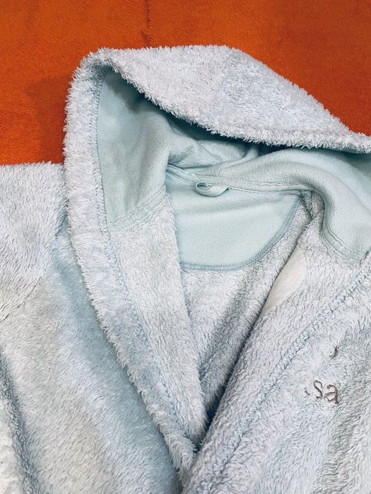 Тёплый халатик на девочку