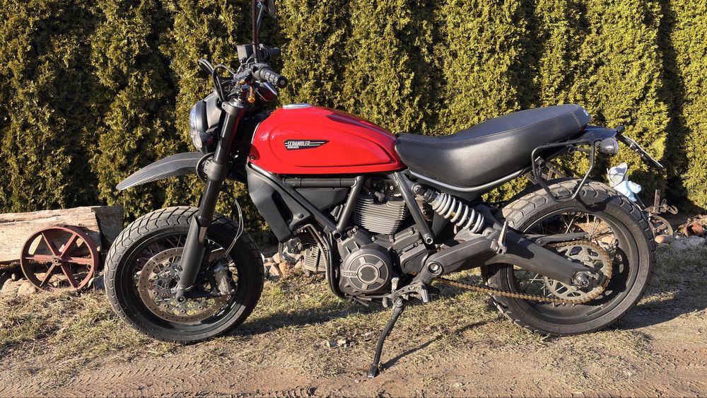 Ducati scrambler 800 sakwy, alarm, mivv, carbon