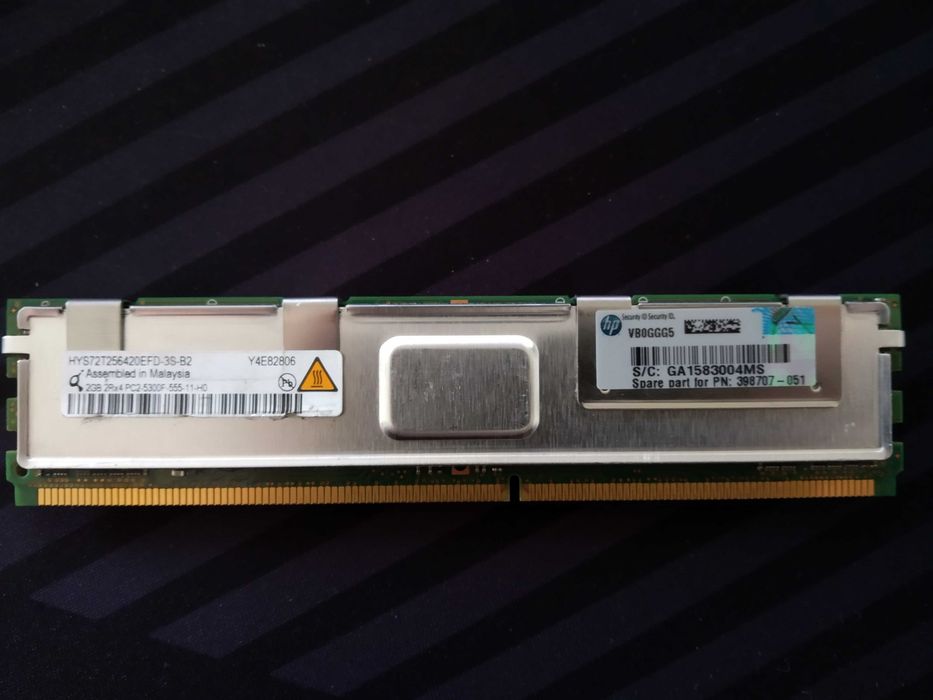 Memórias para Mac Pro 1.1 e 2.1 - 2GB DDR2 667MHz (PC2-5300F)