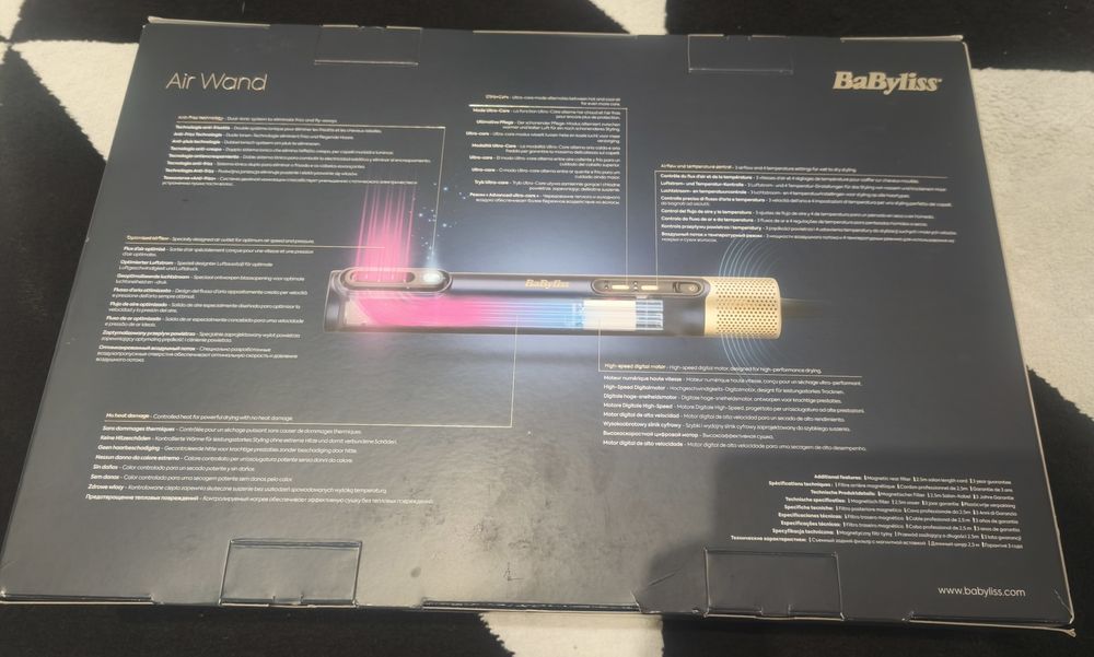 Secador Babyliss Air Wand + Difusor Novo garantia