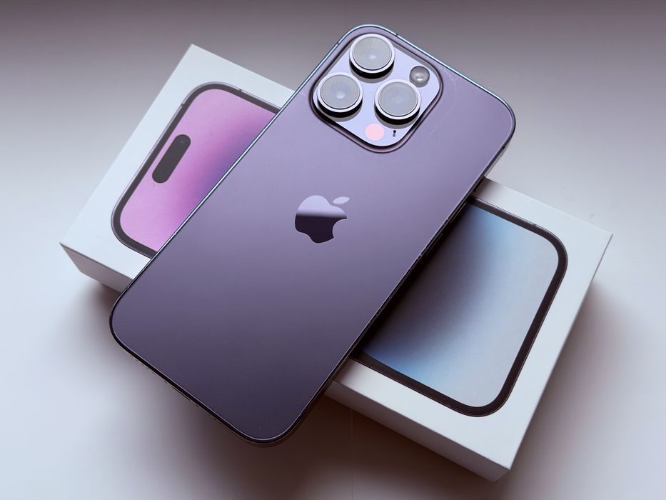 *** iPhone 14 PRO 128GB  *** DEEP PURPLE *** Super Stan * Komplet