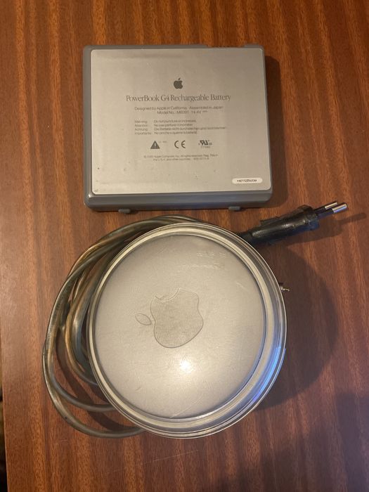 Carregador e bateria para Powerbook G4